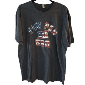 America 1776 4th Of July Tee Top Shirt Pew BBQ Red‎ White Blue USA Men Women XXL